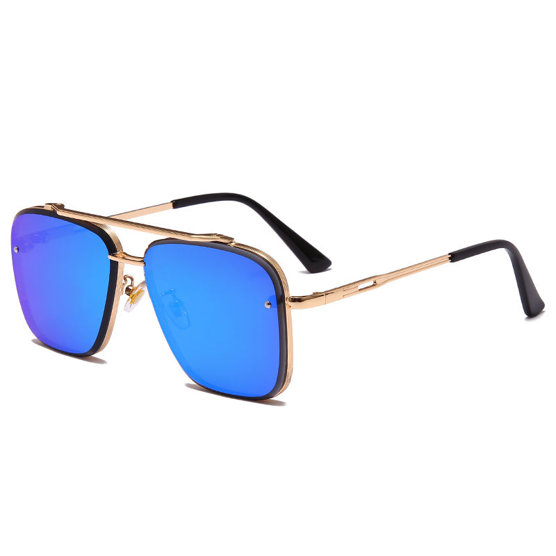 Luxe Designer Zonnebril Heren & Dames – Retro Metal Frame Sunglasses | UV400 Bescherming & Trendy Design