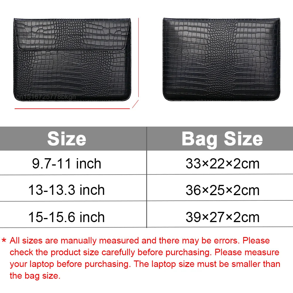 Sophisticated Leather Laptop Sleeve™
