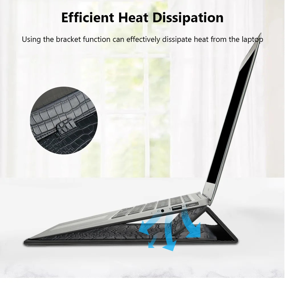 Sophisticated Leather Laptop Sleeve™