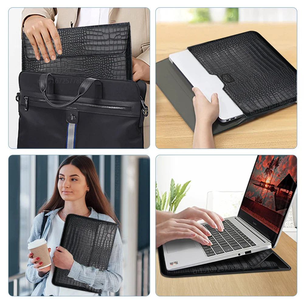 Sophisticated Leather Laptop Sleeve™