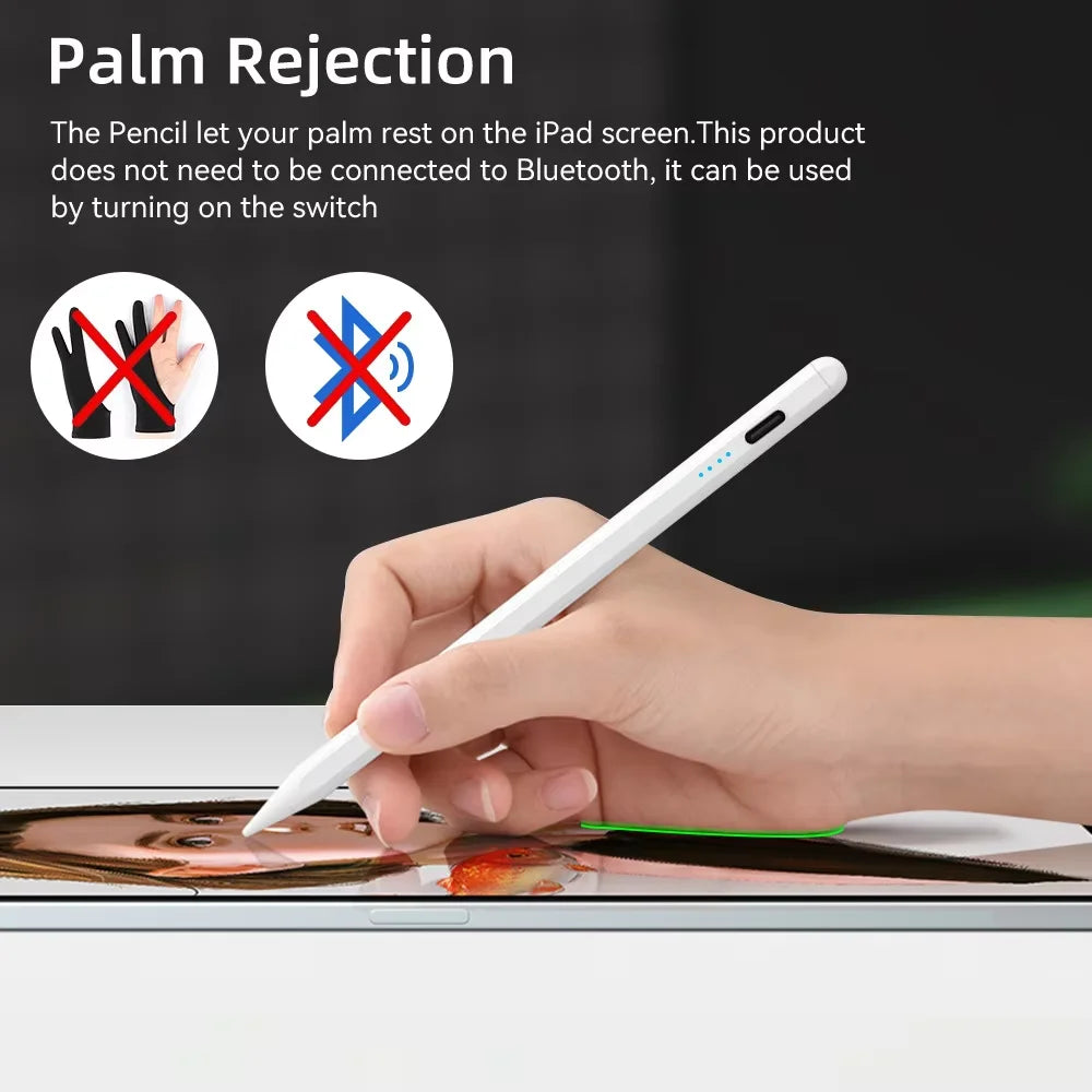 Premium Stylus Pen for iPad with Palm Rejection – Compatible with iPad Pro, Air, Mini & 10th/9th/8th/7th Gen
