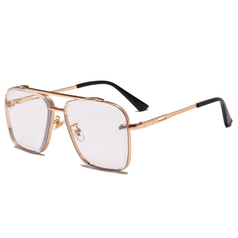 Luxe Designer Zonnebril Heren & Dames – Retro Metal Frame Sunglasses | UV400 Bescherming & Trendy Design