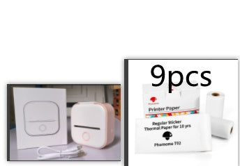 Draagbare Mini Thermische Label- & Fotoprinter – Bluetooth Inktloze Printer voor Studenten, Notities & Prijslabels
