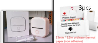 Draagbare Mini Thermische Label- & Fotoprinter – Bluetooth Inktloze Printer voor Studenten, Notities & Prijslabels