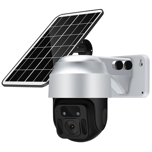 Zonnepaneel Draadloze WiFi Beveiligingscamera – Outdoor IP Camera met Nachtzicht & Bewegingsdetectie
