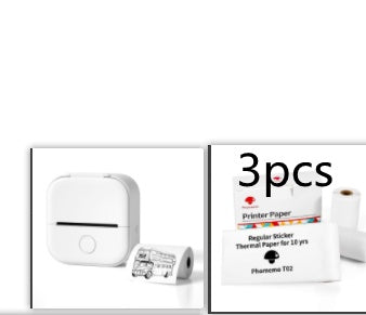 Draagbare Mini Thermische Label- & Fotoprinter – Bluetooth Inktloze Printer voor Studenten, Notities & Prijslabels