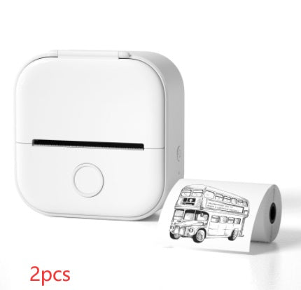 Draagbare Mini Thermische Label- & Fotoprinter – Bluetooth Inktloze Printer voor Studenten, Notities & Prijslabels
