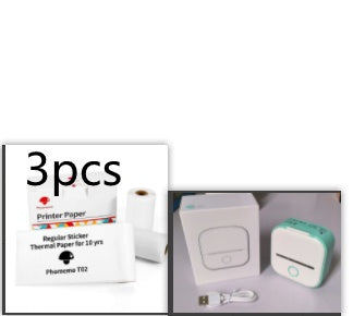 Draagbare Mini Thermische Label- & Fotoprinter – Bluetooth Inktloze Printer voor Studenten, Notities & Prijslabels