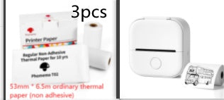 Draagbare Mini Thermische Label- & Fotoprinter – Bluetooth Inktloze Printer voor Studenten, Notities & Prijslabels