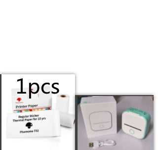 Draagbare Mini Thermische Label- & Fotoprinter – Bluetooth Inktloze Printer voor Studenten, Notities & Prijslabels