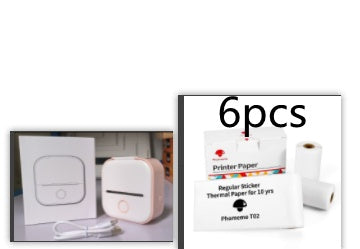 Draagbare Mini Thermische Label- & Fotoprinter – Bluetooth Inktloze Printer voor Studenten, Notities & Prijslabels