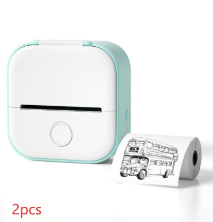 Draagbare Mini Thermische Label- & Fotoprinter – Bluetooth Inktloze Printer voor Studenten, Notities & Prijslabels