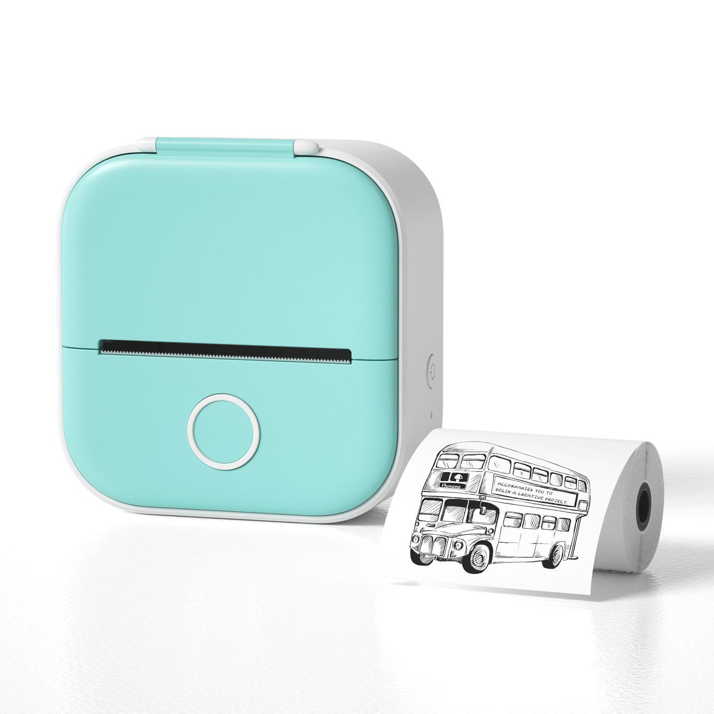 Draagbare Mini Thermische Label- & Fotoprinter – Bluetooth Inktloze Printer voor Studenten, Notities & Prijslabels