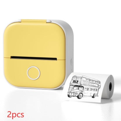 Draagbare Mini Thermische Label- & Fotoprinter – Bluetooth Inktloze Printer voor Studenten, Notities & Prijslabels