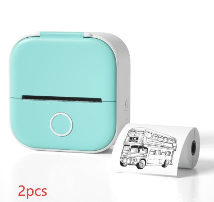 Draagbare Mini Thermische Label- & Fotoprinter – Bluetooth Inktloze Printer voor Studenten, Notities & Prijslabels