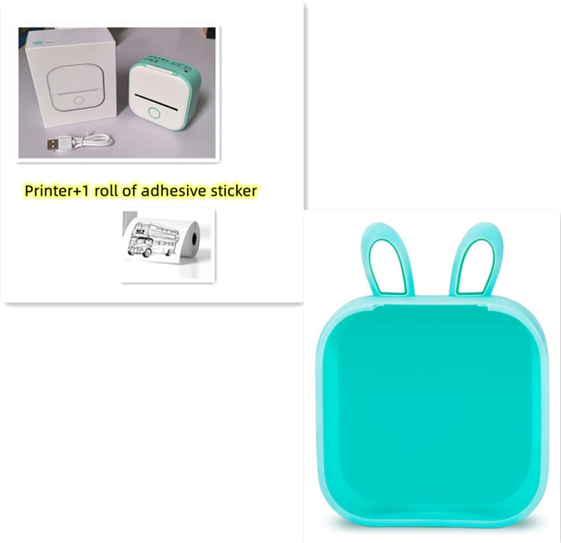 Draagbare Mini Thermische Label- & Fotoprinter – Bluetooth Inktloze Printer voor Studenten, Notities & Prijslabels