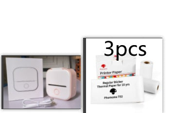 Draagbare Mini Thermische Label- & Fotoprinter – Bluetooth Inktloze Printer voor Studenten, Notities & Prijslabels