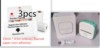 Draagbare Mini Thermische Label- & Fotoprinter – Bluetooth Inktloze Printer voor Studenten, Notities & Prijslabels