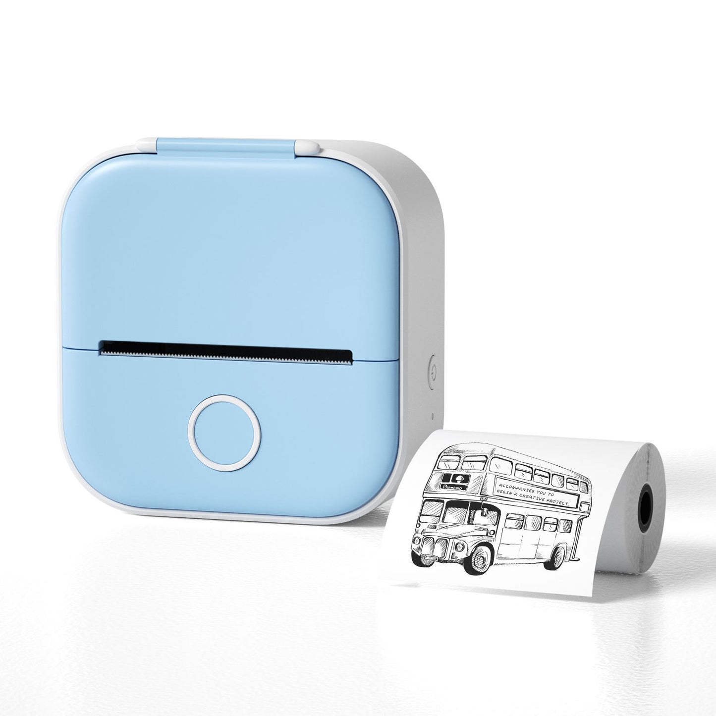 Draagbare Mini Thermische Label- & Fotoprinter – Bluetooth Inktloze Printer voor Studenten, Notities & Prijslabels