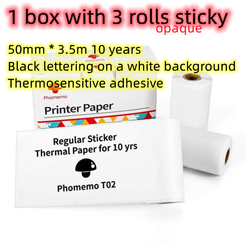 Draagbare Mini Thermische Label- & Fotoprinter – Bluetooth Inktloze Printer voor Studenten, Notities & Prijslabels