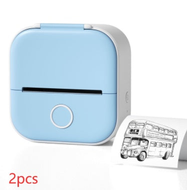 Draagbare Mini Thermische Label- & Fotoprinter – Bluetooth Inktloze Printer voor Studenten, Notities & Prijslabels