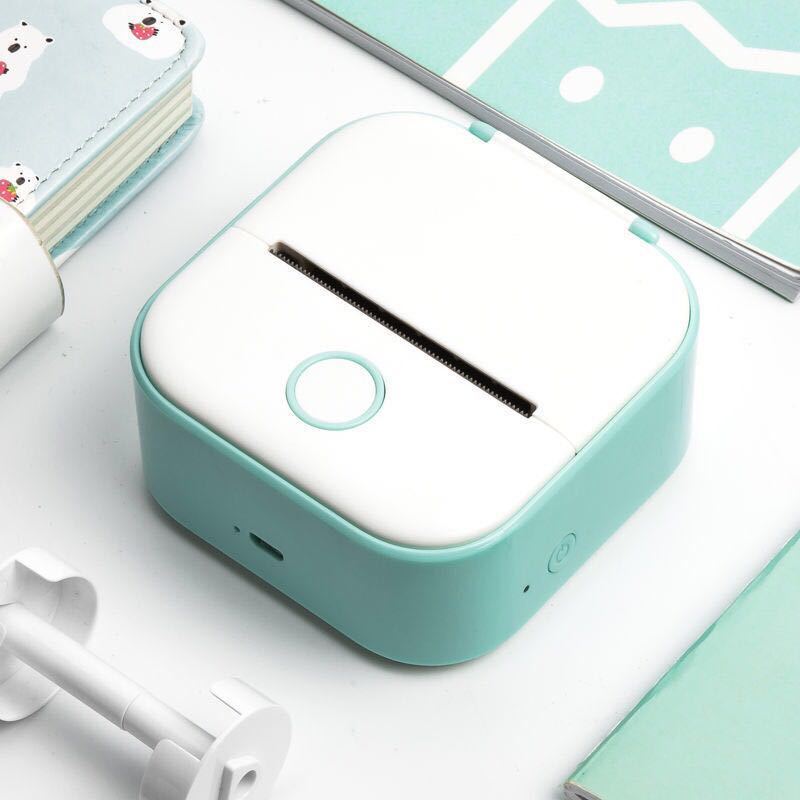Draagbare Mini Thermische Label- & Fotoprinter – Bluetooth Inktloze Printer voor Studenten, Notities & Prijslabels