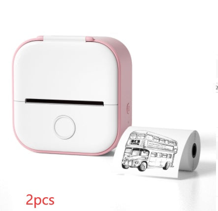 Draagbare Mini Thermische Label- & Fotoprinter – Bluetooth Inktloze Printer voor Studenten, Notities & Prijslabels