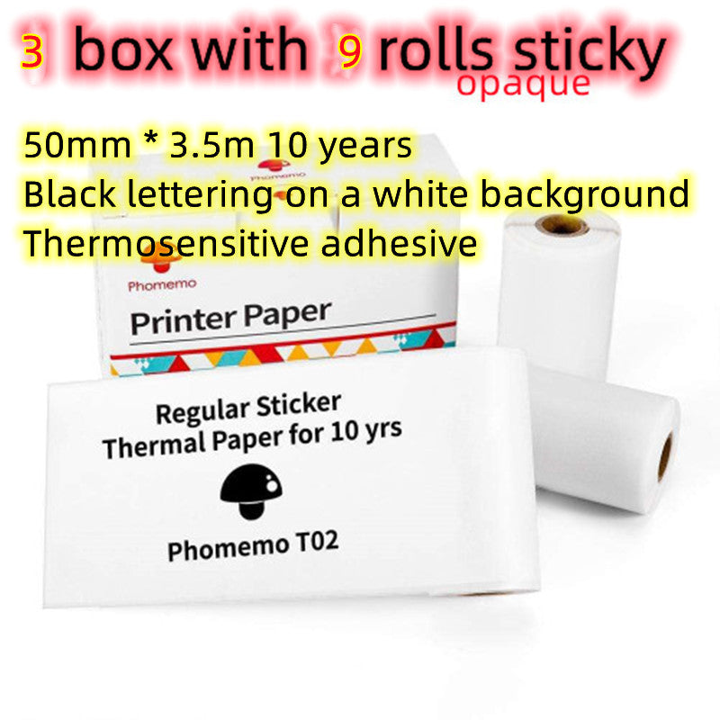 Draagbare Mini Thermische Label- & Fotoprinter – Bluetooth Inktloze Printer voor Studenten, Notities & Prijslabels