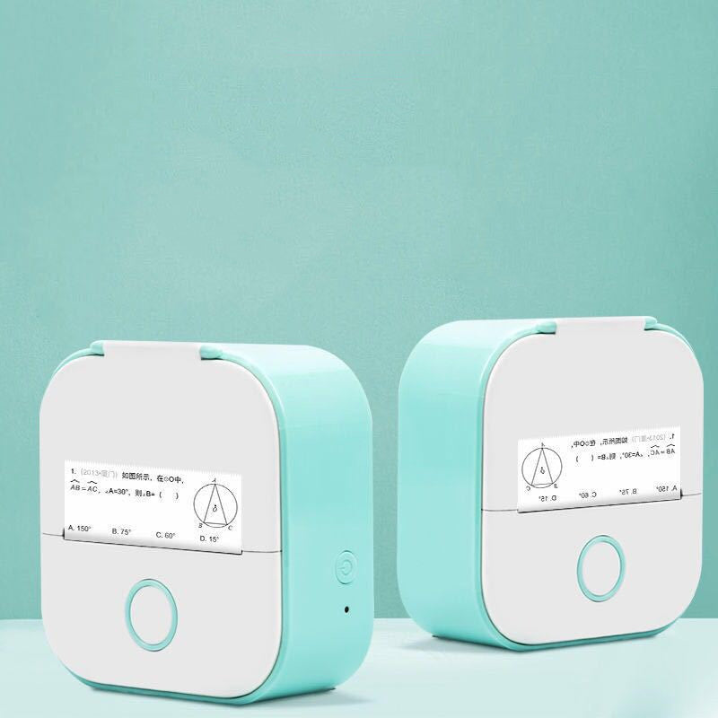 Draagbare Mini Thermische Label- & Fotoprinter – Bluetooth Inktloze Printer voor Studenten, Notities & Prijslabels