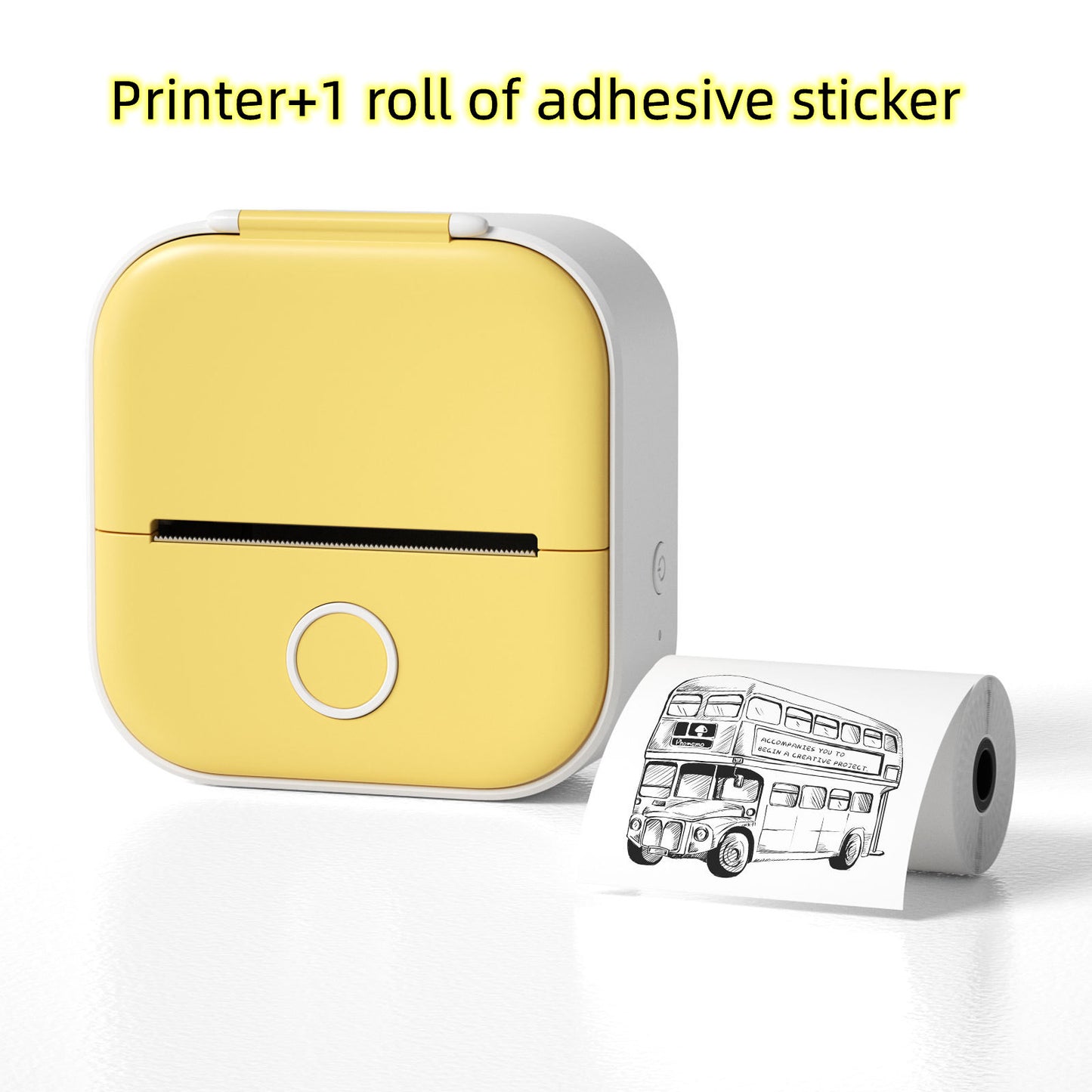 Draagbare Mini Thermische Label- & Fotoprinter – Bluetooth Inktloze Printer voor Studenten, Notities & Prijslabels